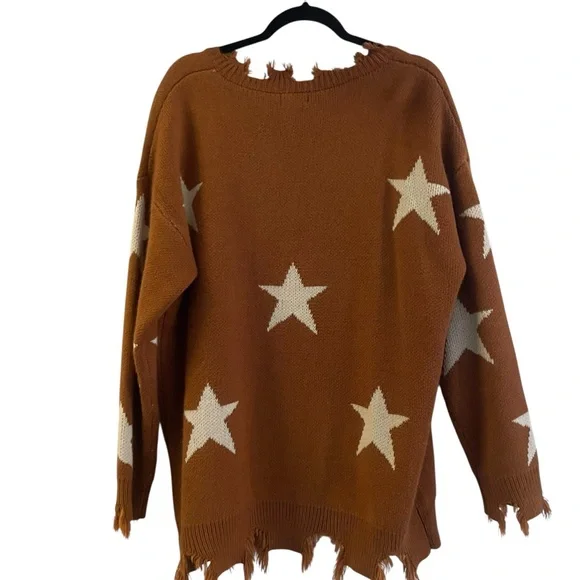 Sweater with White Stars - Picture 2 of 3